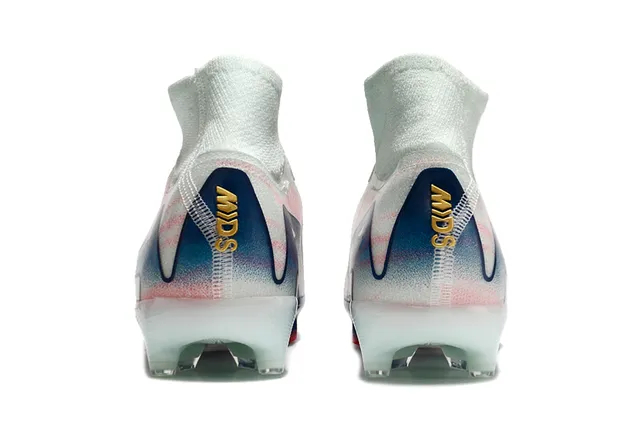 Nike Phantom GT Air Zoom White Blue Pink Firm-Ground Soccer Shoes 4