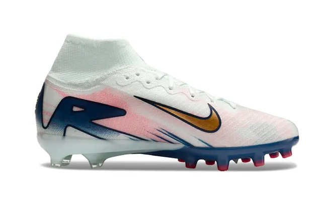 Nike Phantom GT Air Zoom White Blue Pink Firm-Ground Soccer Shoes 7