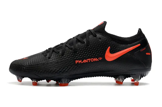 Nike Phantom GT Black Orange Firm-Ground Chaussures de football 5
