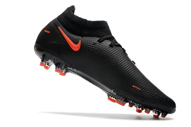 Nike Phantom GT Noir Orange Terrain ferme Chaussures de football 3