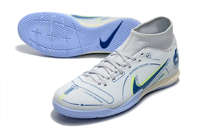 Nike Phantom GT Indoor Cyan Blue Orange Chaussures de football indoor 4