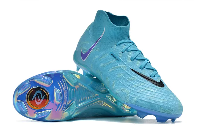 Nike Phantom GT Light Cyan Iridescent Firm-Ground Soccer Shoes 3