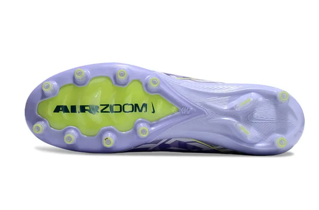 Nike Phantom GT Purple Green Knit Upper Graphic-Print Overlay Firm-Ground Soccer Shoes 6