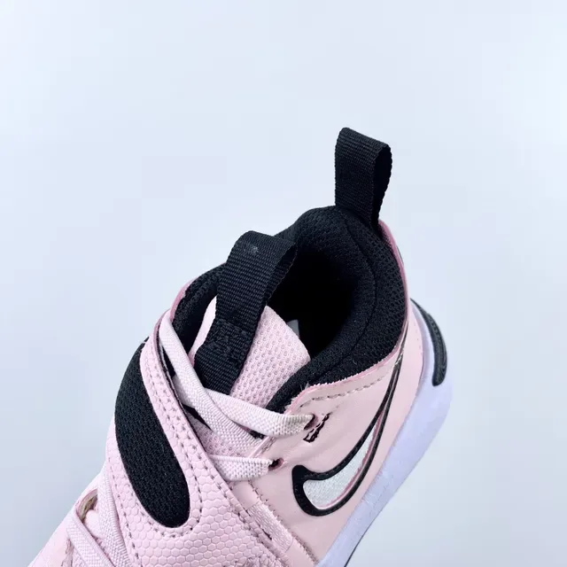 Nike Pink and Black Dual-Strap Lifestyle Sneakers 14