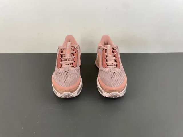 Nike Chaussures de running rose beige avec upper de knit visible Air Zoom Unit 11