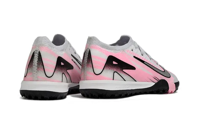 Nike Pink Black Knit Upper Gradient Turf Soccer Shoes 2