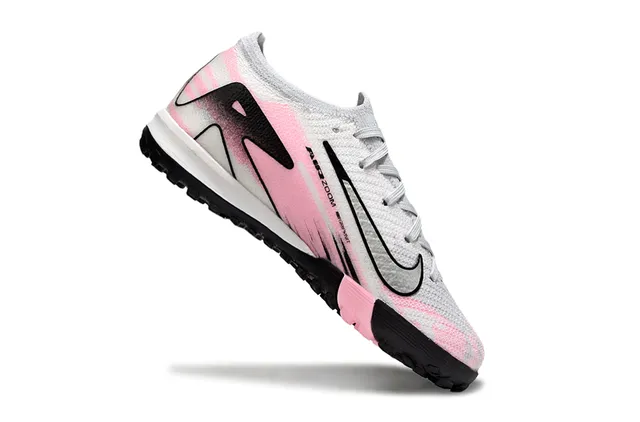 Nike Pink Black Knit Upper Gradient Turf Soccer Shoes 6