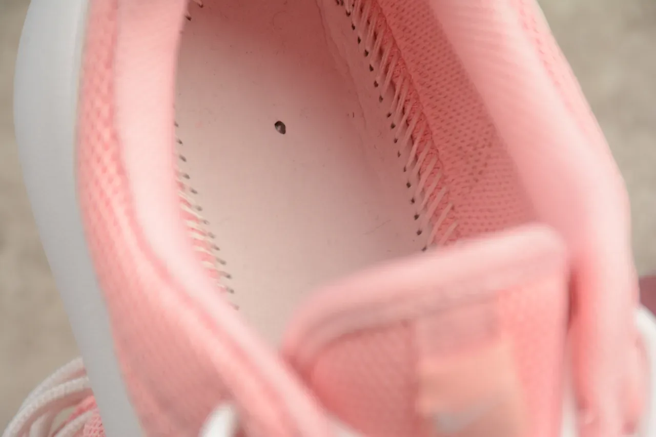 Nike Pink White Engineered Mesh Upper One-Piece Foam Midsole Lifestyle Sneakers 5
