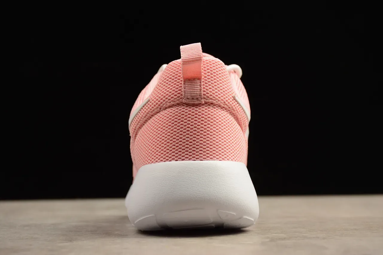 Nike Pink White Engineered Mesh Upper One-Piece Foam Midsole Lifestyle Sneakers 16