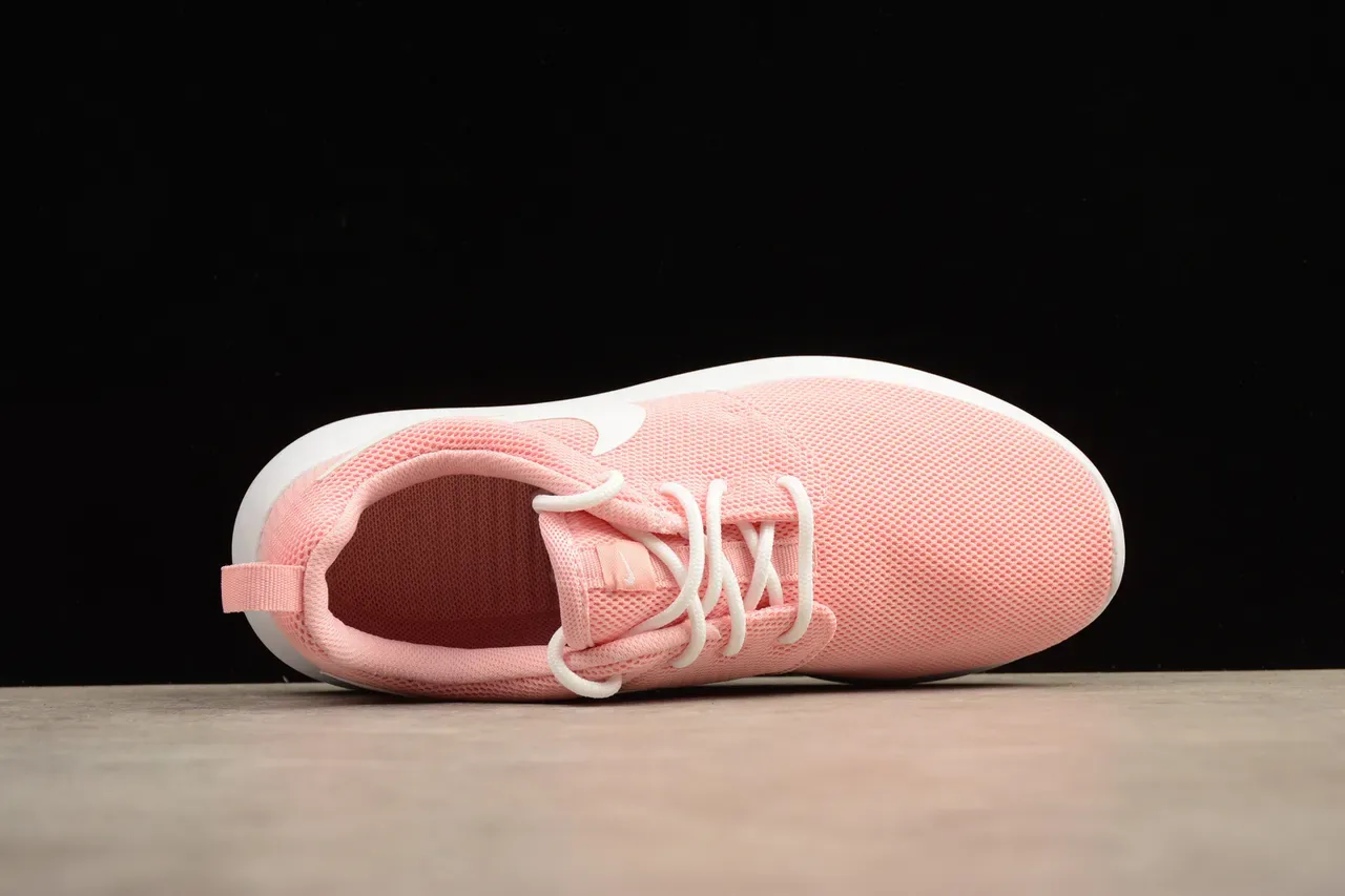 Nike Pink White Engineered Mesh Upper One-Piece Foam Midsole Lifestyle Sneakers 18