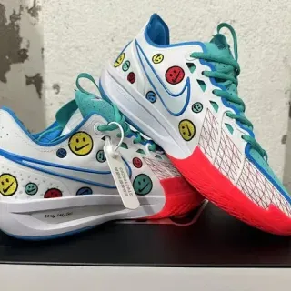 Nike React Phantom White Multicolor Smiley Face Lifestyle Sneakers