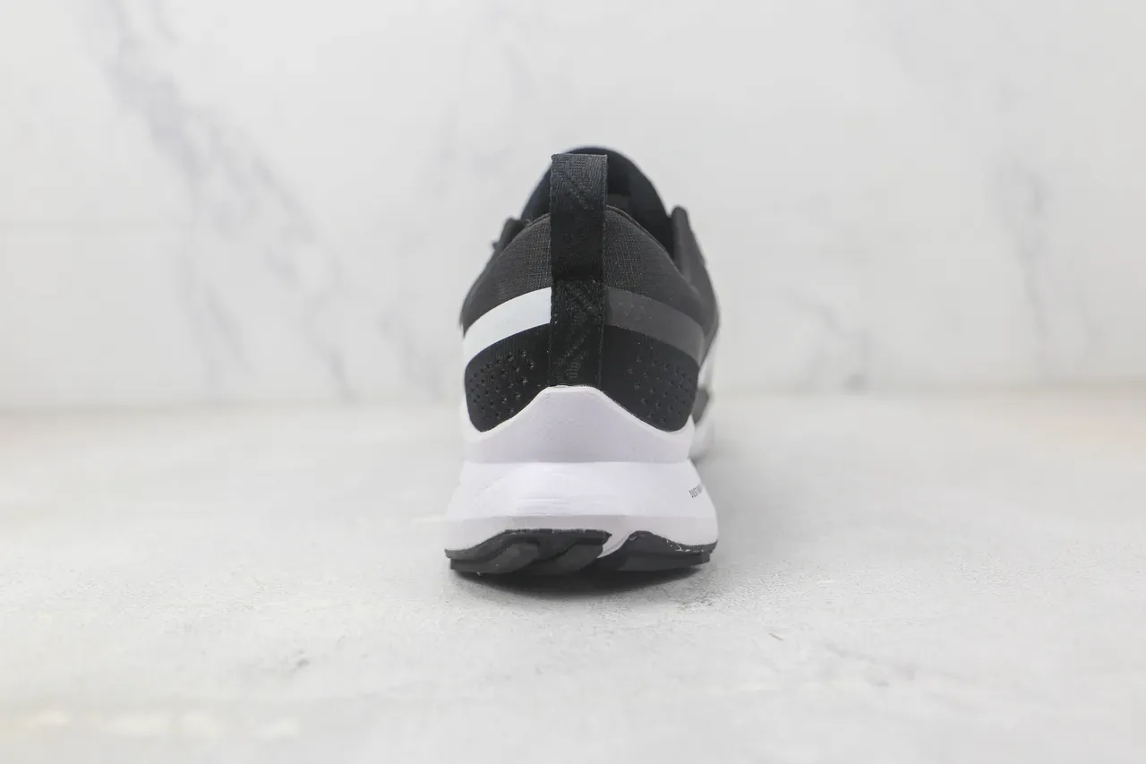 Nike React Trail Black and White Running Shoes 9