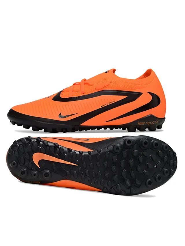 Nike ReactX Orange Black Turf Soccer Shoes 3
