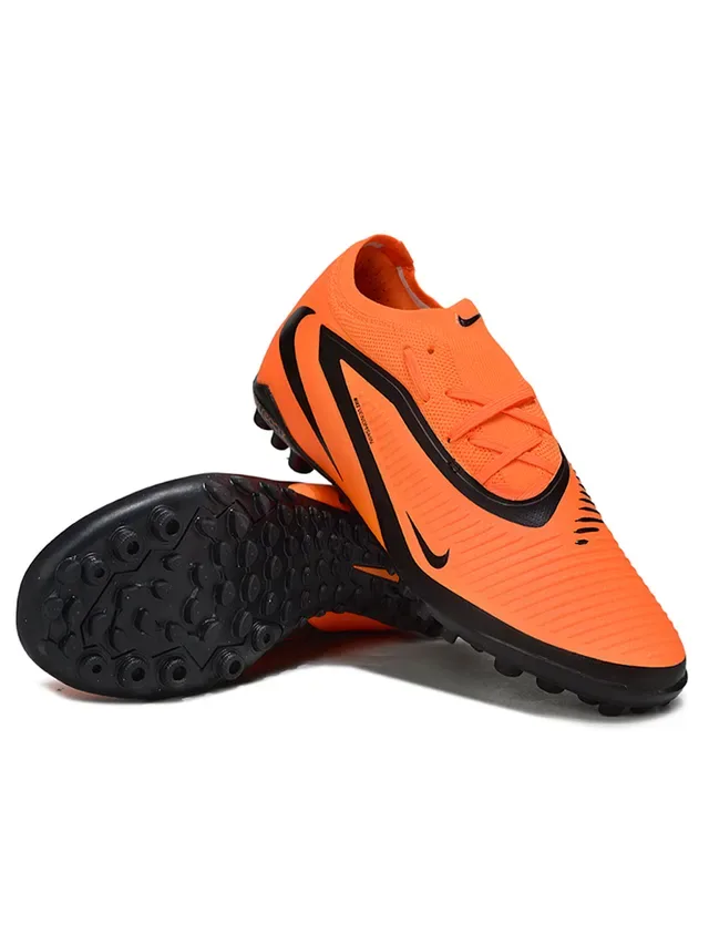 Nike ReactX Orange Black Turf Soccer Shoes 4