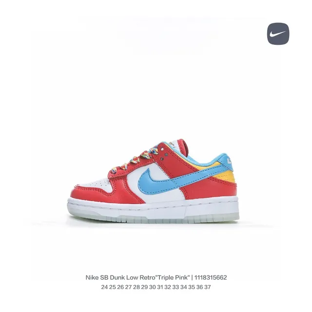 Nike SB Dunk Low Triple Pink أحذية التزلج على الرصيف 6