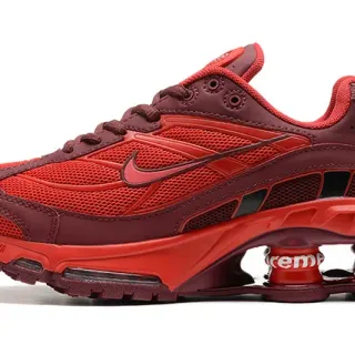 Nike Shox NZ x Supreme Red Lifestyle Sneakers
