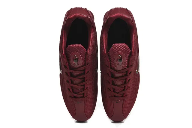 Nike Shox Series Deep Red and Black Lifestyle Sneakers 3