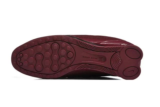 Nike Shox Series Deep Red and Black Lifestyle Sneakers 5