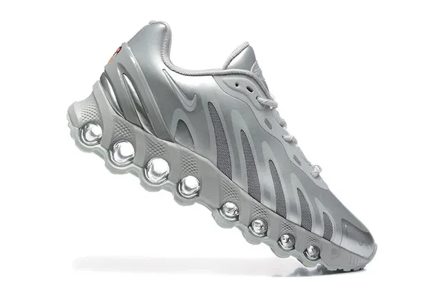 Nike Silver Transparent Metallic Synthetic Upper Exposed Spherical Cushioning Pods Lifestyle Sneakers 6