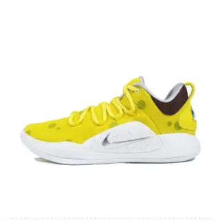 Nike SpongeBob पीला भूरा हाई टॉप मेश अपर बास्केटबॉल जूते