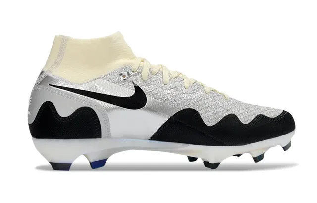 Nike Tiara UNITE Argent Blanc Chaussures de Football Surface Firme 5