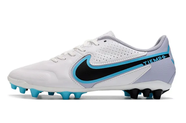 Nike Tiempo Borgonha Dourado Metálico Marrom Superior Perfurado Couro Solo Firme Sapatos de Futebol 15