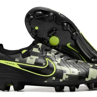 Nike Tiempo Digital Camo Neon Lime Firm-Ground Soccer Shoes