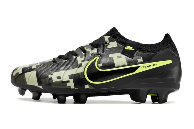 Nike Tiempo Digital Camo Neon Lime Firm-Ground Soccer Shoes 2
