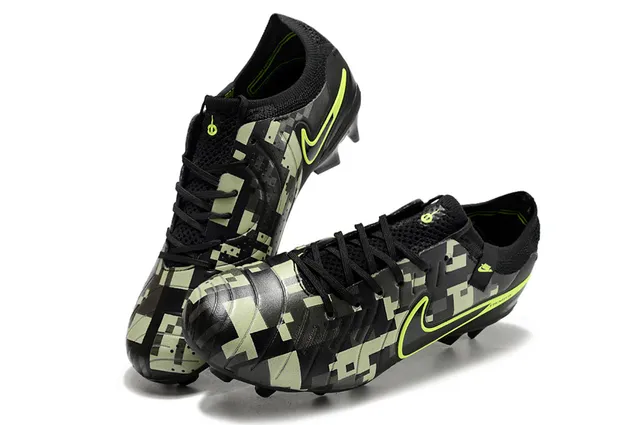 Nike Tiempo Digital Camo Neon Lime Firm-Ground Soccer Shoes 3
