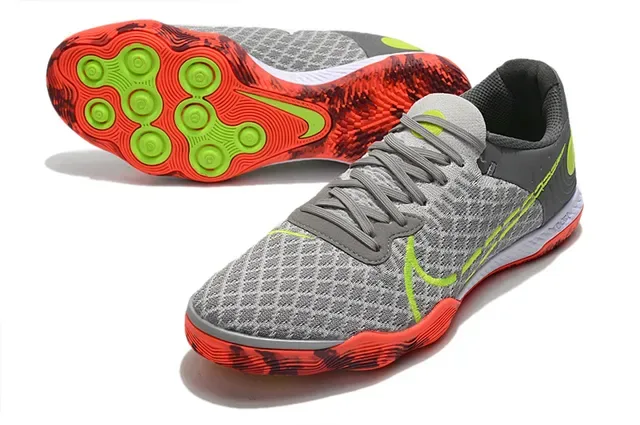 Nike Tiempo Legend Green Multicolor Knit Upper Asymmetrical Lacing Sneakers 17