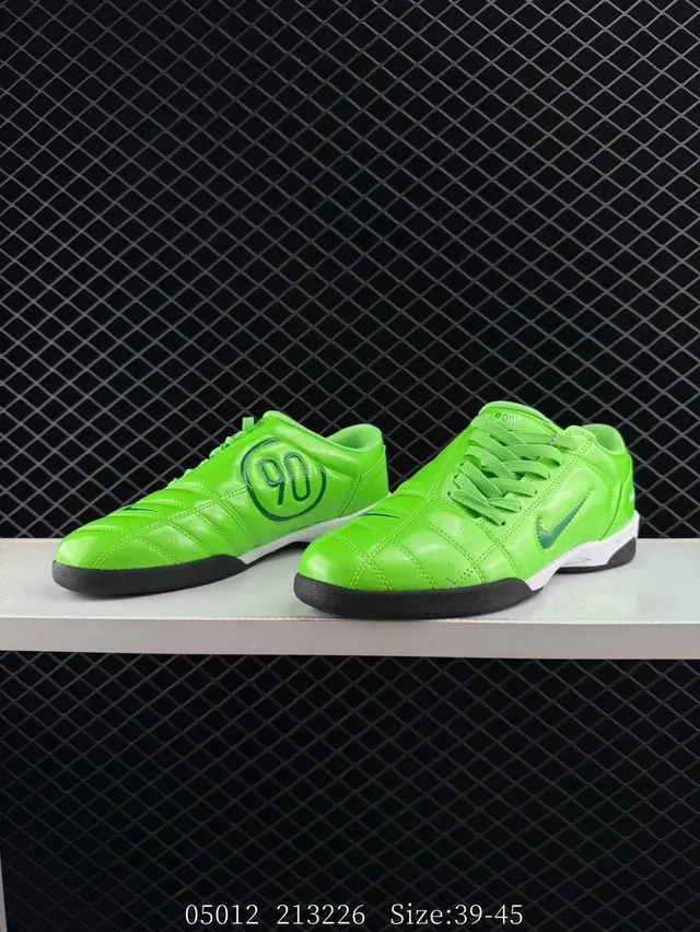 Nike Total90 III Chaussures de soccer indoor vert noir 3