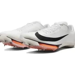 Nike Chaussures de Course Spike Blanc Noir Orange