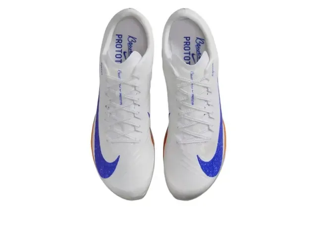 Nike White Black Orange Track Spike Running Shoes 3