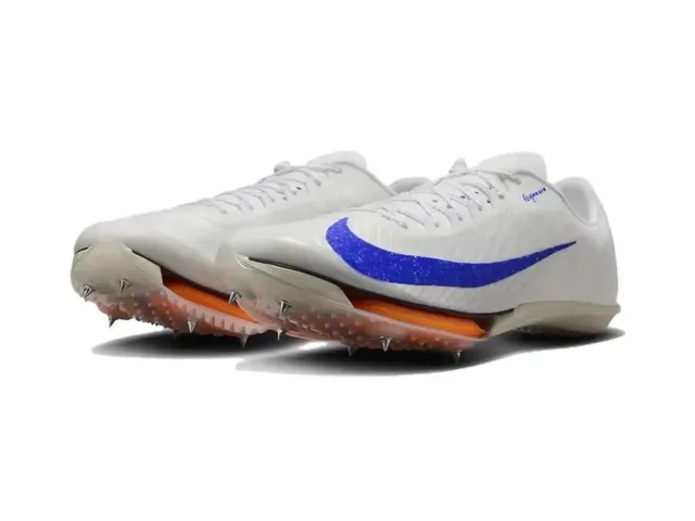 Nike White Black Orange Track Spike Running Shoes 4