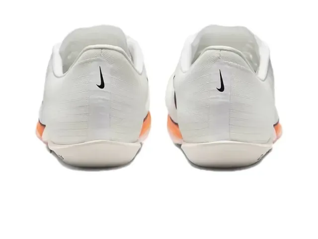 Nike White Black Orange Track Spike Running Shoes 8