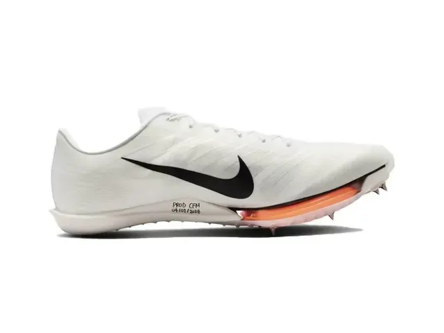 Nike White Black Orange Track Spike Running Shoes 10