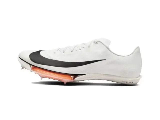 Nike White Black Orange Track Spike Running Shoes 11