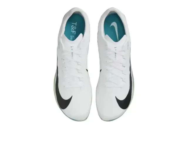 Nike White Black Orange Track Spike Running Shoes 13