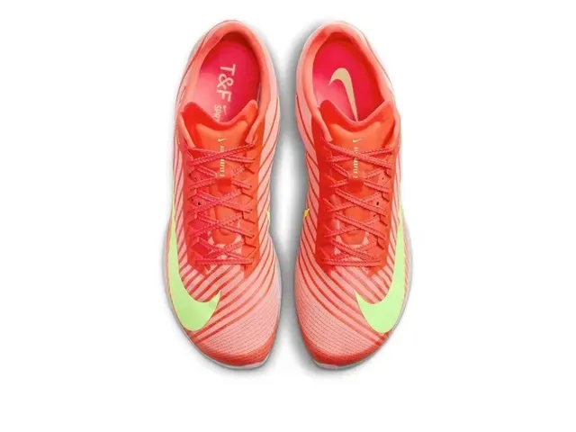 Nike White Black Orange Track Spike Running Shoes 17