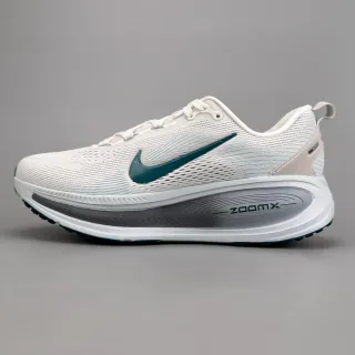 Nike Zapatillas de correr blancas azules, parte superior de tejido engineered, amortiguación ZoomX, ventana