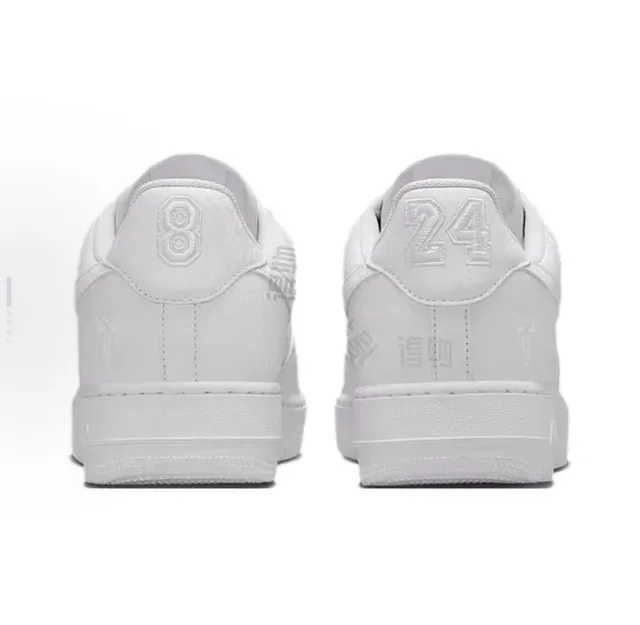 Nike White Monochrome Perforated Toe Lifestyle Sneakers 2