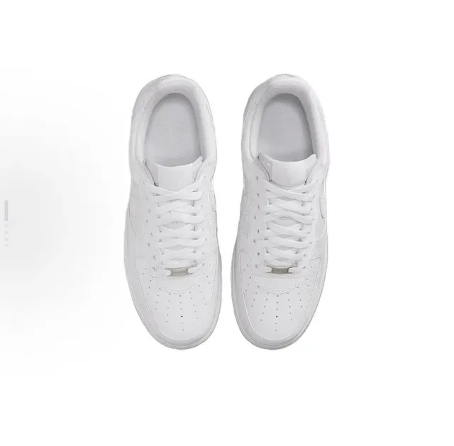 Nike White Monochrome Perforated Toe Lifestyle Sneakers 3