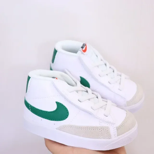 Nike White Multicolor High-Top Hook-and-Loop Strap Lifestyle Sneakers 16