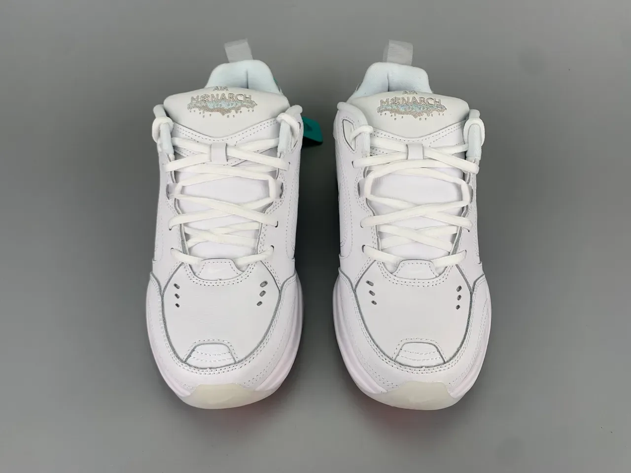 Nike White Orange Leather And Synthetic Upper Silver-Gray Embroidered Swoosh Lifestyle Sneakers 11