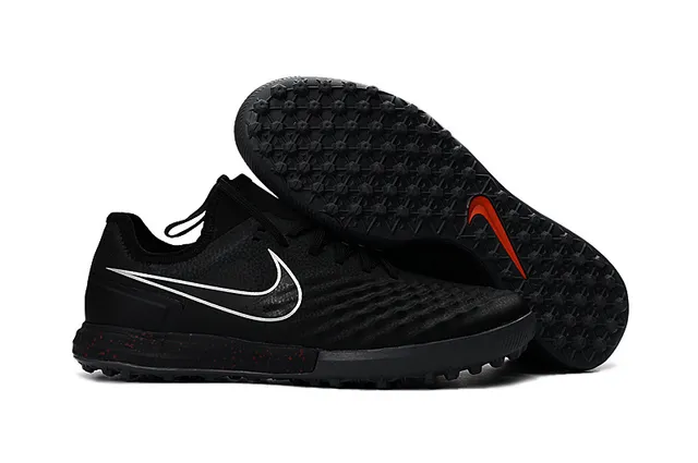Nike sapatos de futebol para gramado sintético branco e laranja com upper sintético acolchoado e gola baixa 3
