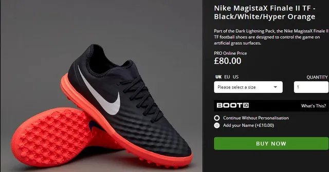 Nike sapatos de futebol para gramado sintético branco e laranja com upper sintético acolchoado e gola baixa 8