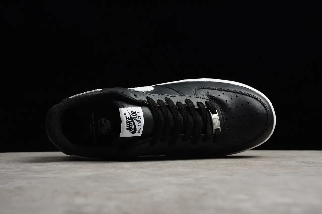 Nike x Comme des Garçons Air Force 1 Noir et Blanc Sneakers Lifestyle 11