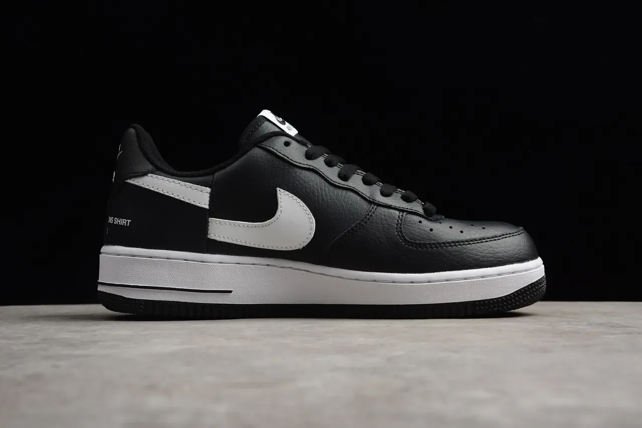 Nike x Comme des Garçons Air Force 1 Noir et Blanc Sneakers Lifestyle 12