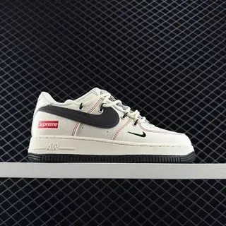 Nike x Supreme Air Force 1 Low Off-White Black Red लाइफस्टाइल स्निकर्स