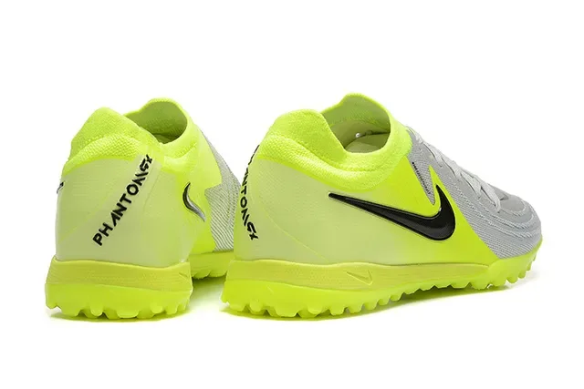 Nike jaune gris Low-Cut Knit Upper Turf chaussures de football 2